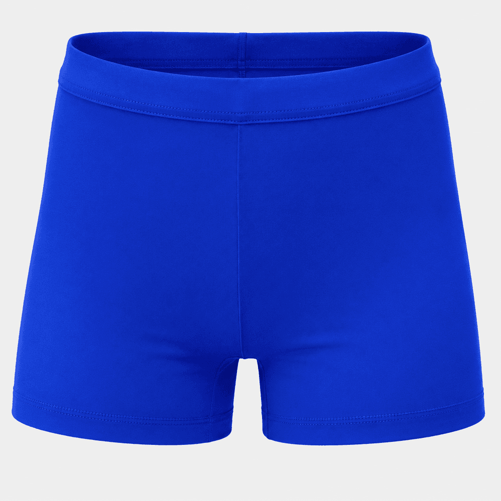 mallas cortas de running azul electrico