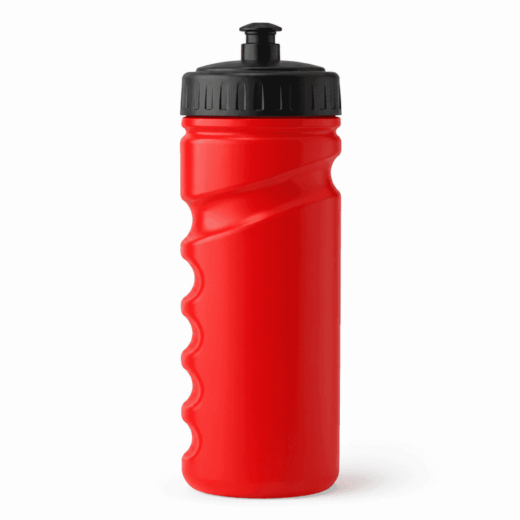 botella running roja personalizada