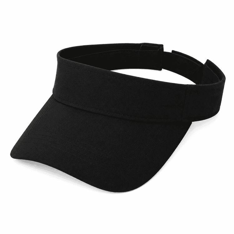 visera personalizada en color negro